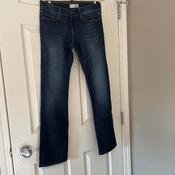 David Kahn Dark Wash Denim Skinny Boot Cut Jeans 26 - Picture 1 of 7